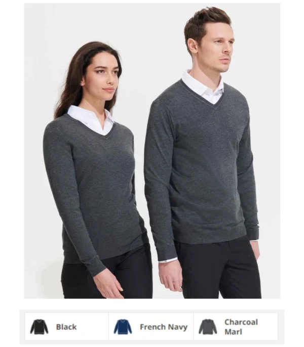 Sol's 01710 SOL'S Glory V Neck Sweater